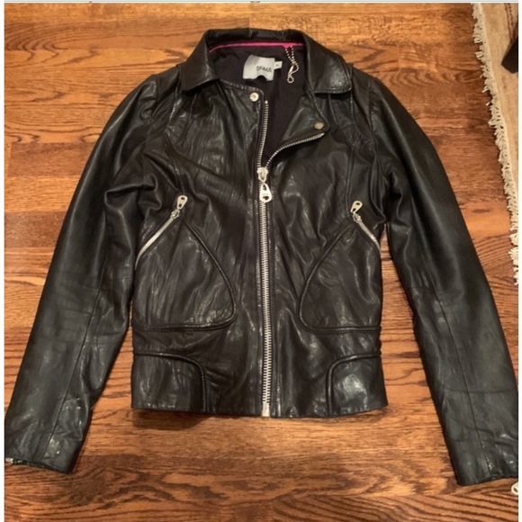 Doma Jackets & Blazers - 🏍️DOMA vintage 2007 leather moto jacket with hoods